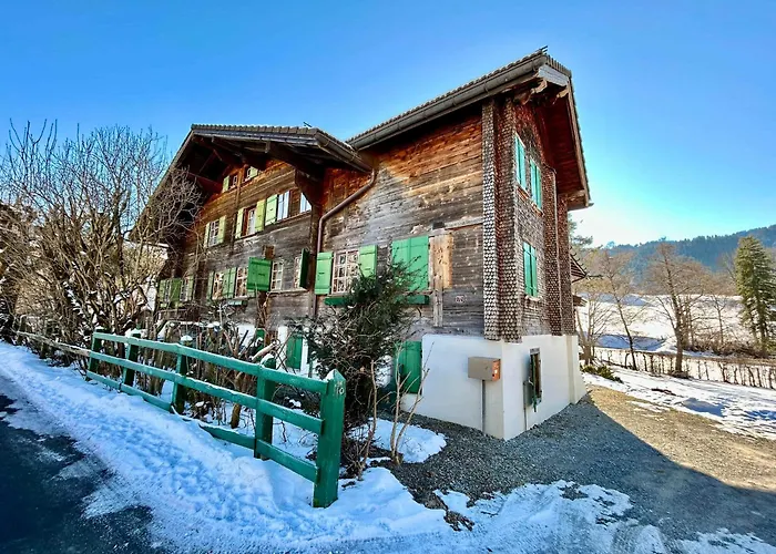 300 Years Old Close To Center Ski-lift Chateau-d'Oex